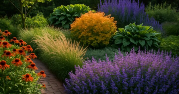 Using color and texture to create varied atmospheres in the garden.