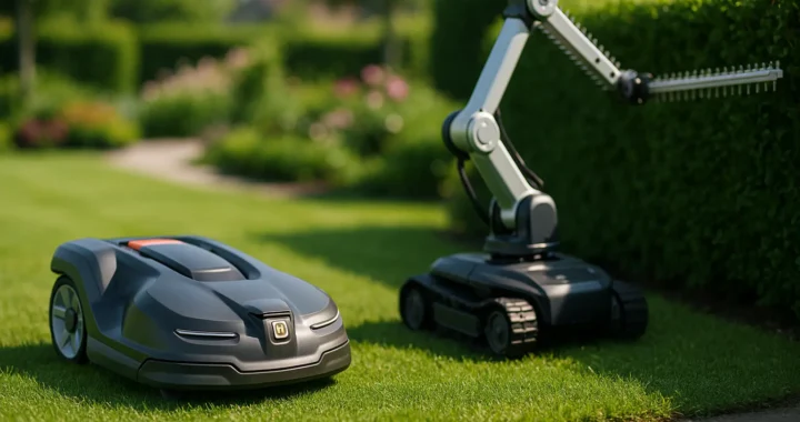 Comparing the costs and benefits of investing in automated machinery for landscaping companies.