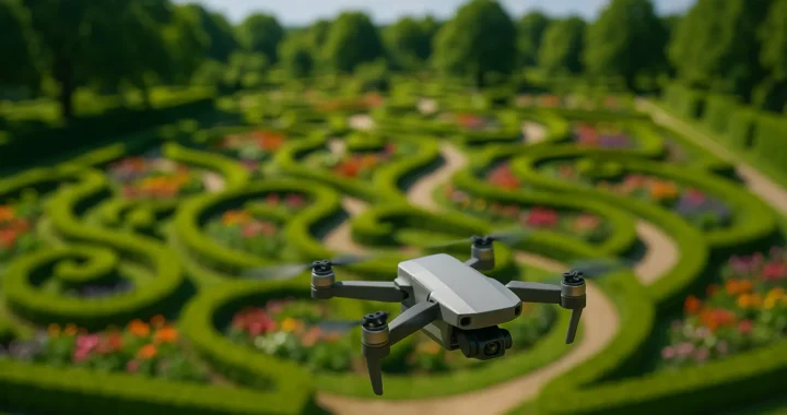 Drones for garden inspection and mapping: a new perspective for landscapers.