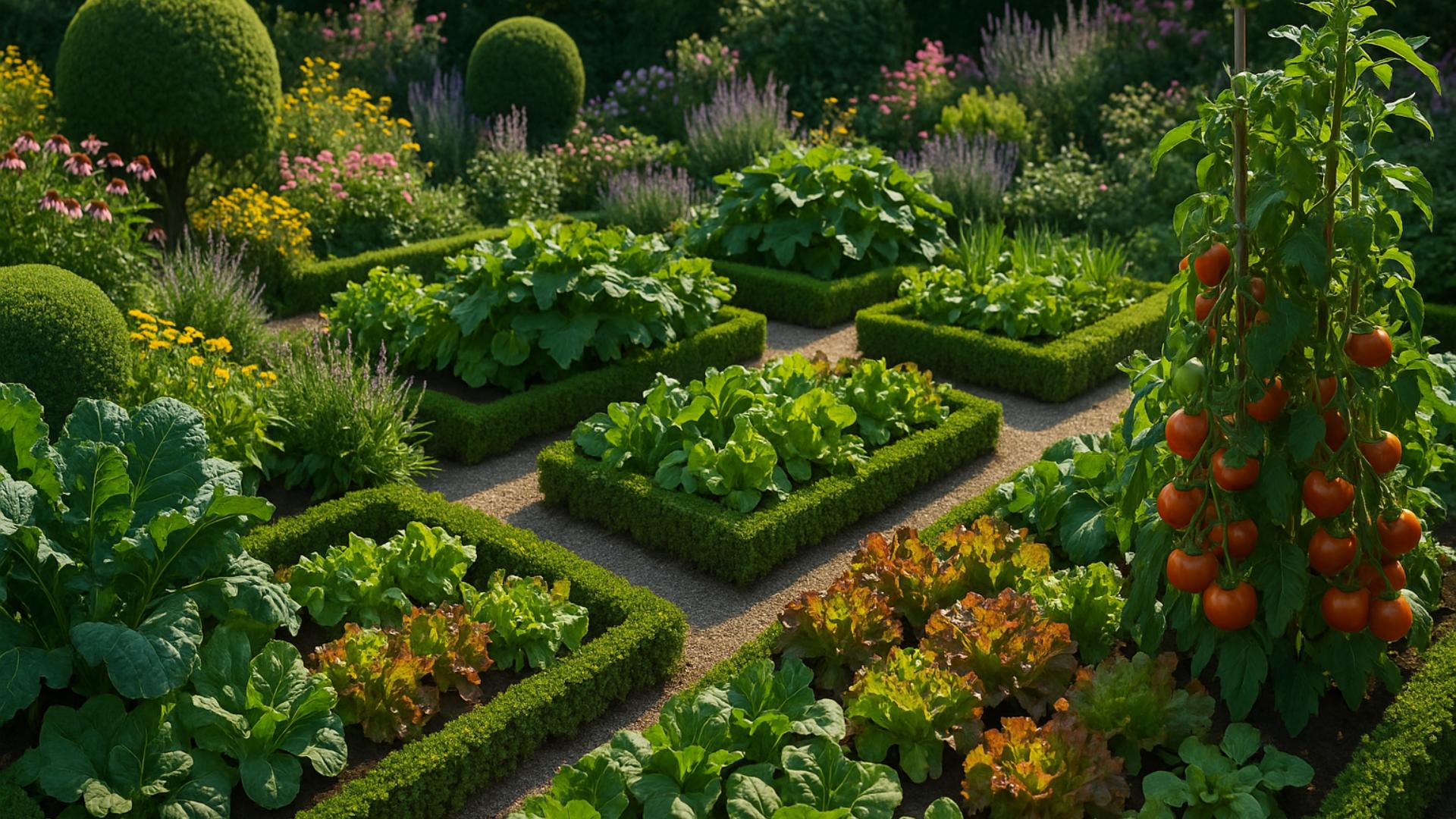 integrating vegetable and fruit gardens