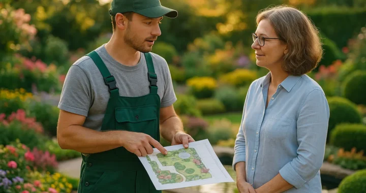 The importance of collaboration between the landscaper and the client for a successful and personalized design.