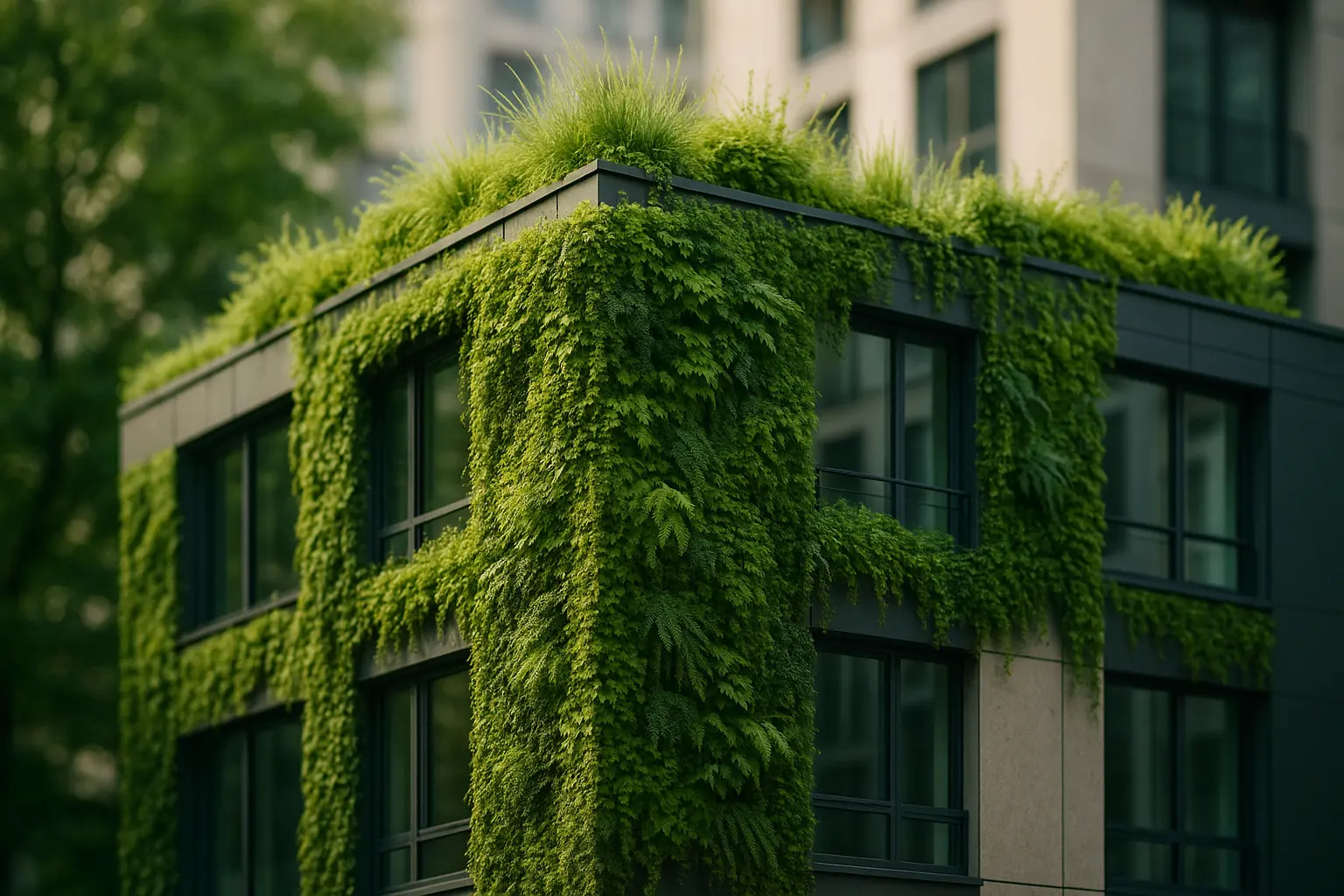 the use of green walls and green roofs in contempo 1 0 44923