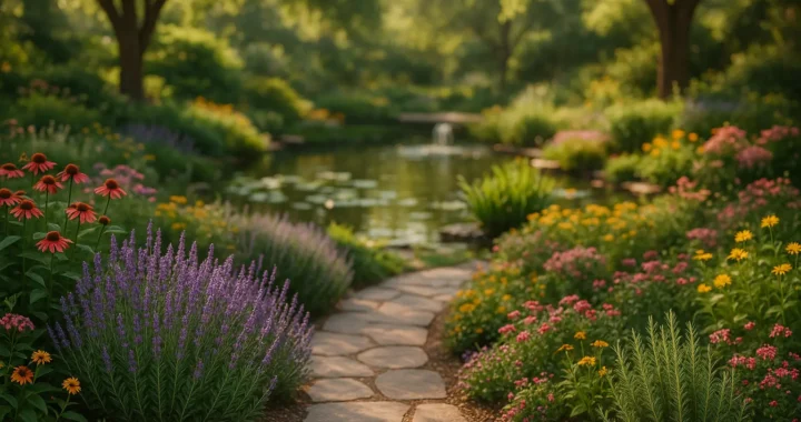 Designing therapeutic gardens to promote well-being and healing.