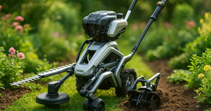 The development of multi-purpose machines capable of performing various gardening and landscaping tasks.