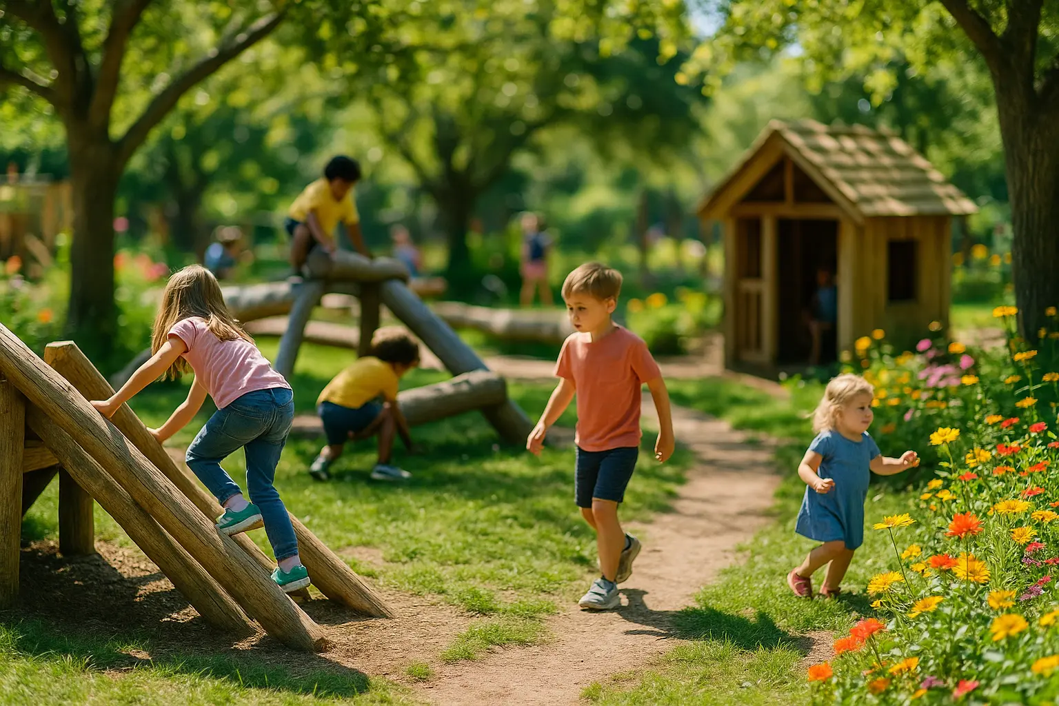 designing outdoor spaces for children natural and 1 0 44947