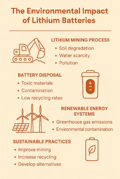 environmental impact lithium batterie