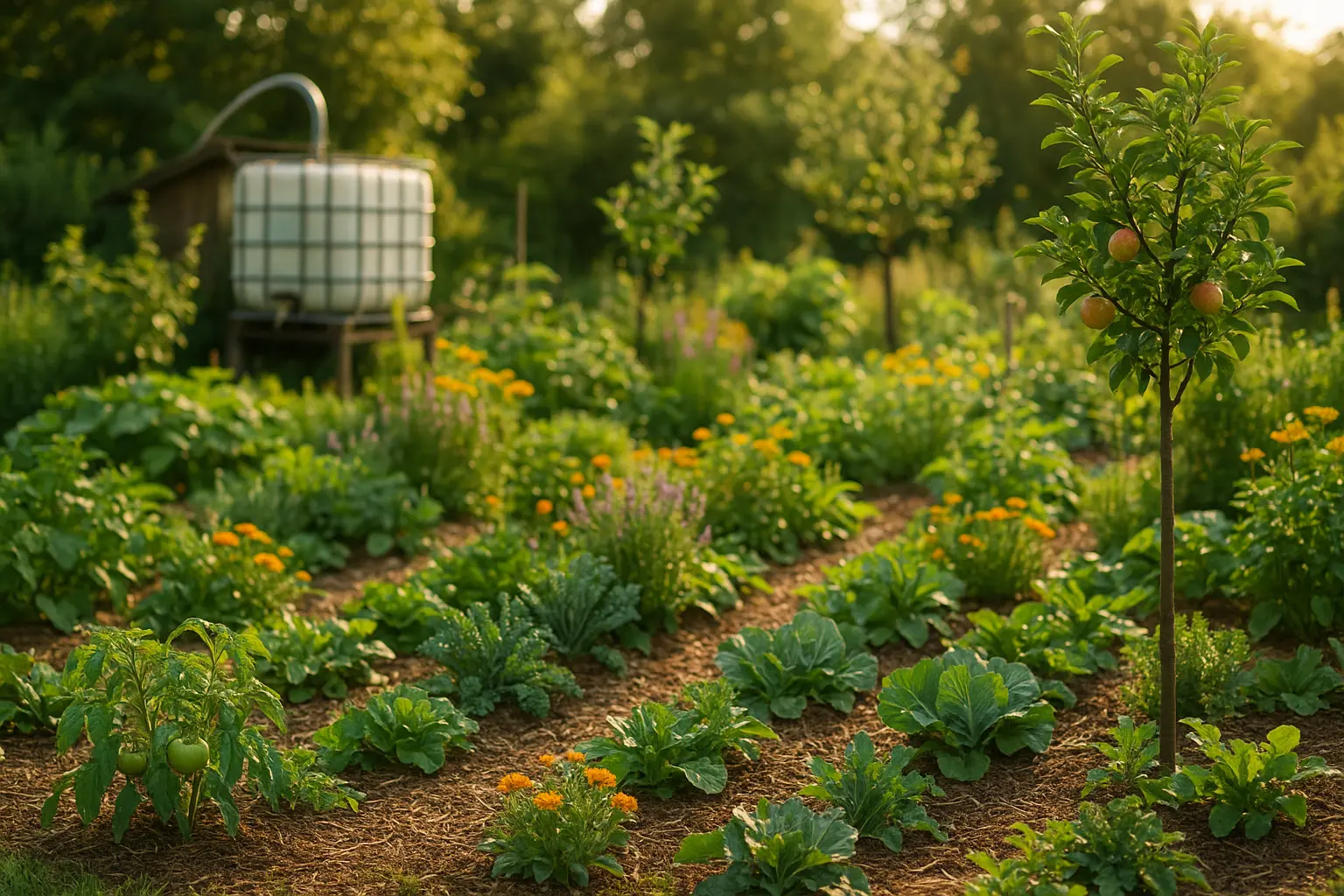 the use of permaculture techniques in the design o 1 0 44954